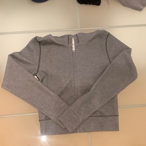 SOLD  Seneca Sweater in heather charcoal Size M